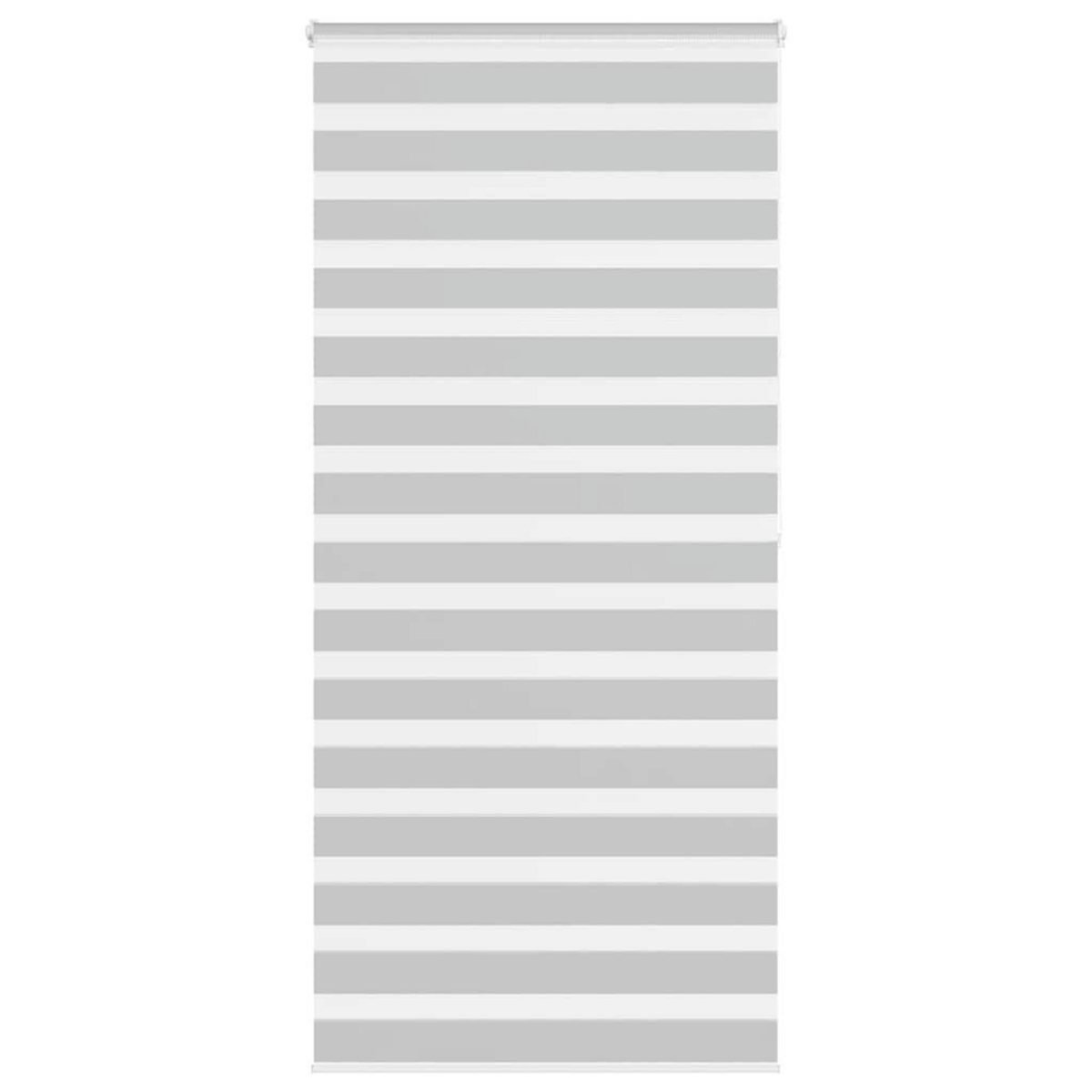 VIDAXL Store zebre gris clair largeur du tissu 105,9 cm polyester