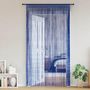 Voir la diapositive 2 : VIDAXL Rideau en fils 2 pcs 100 x 250 cm Bleu