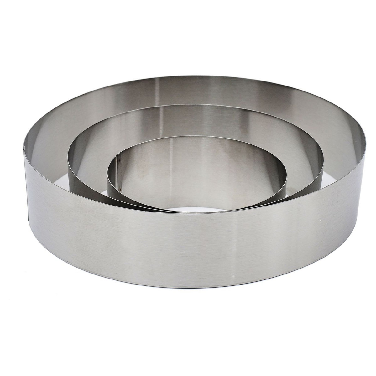 Lot de 3 cadres pâtissiers ronds