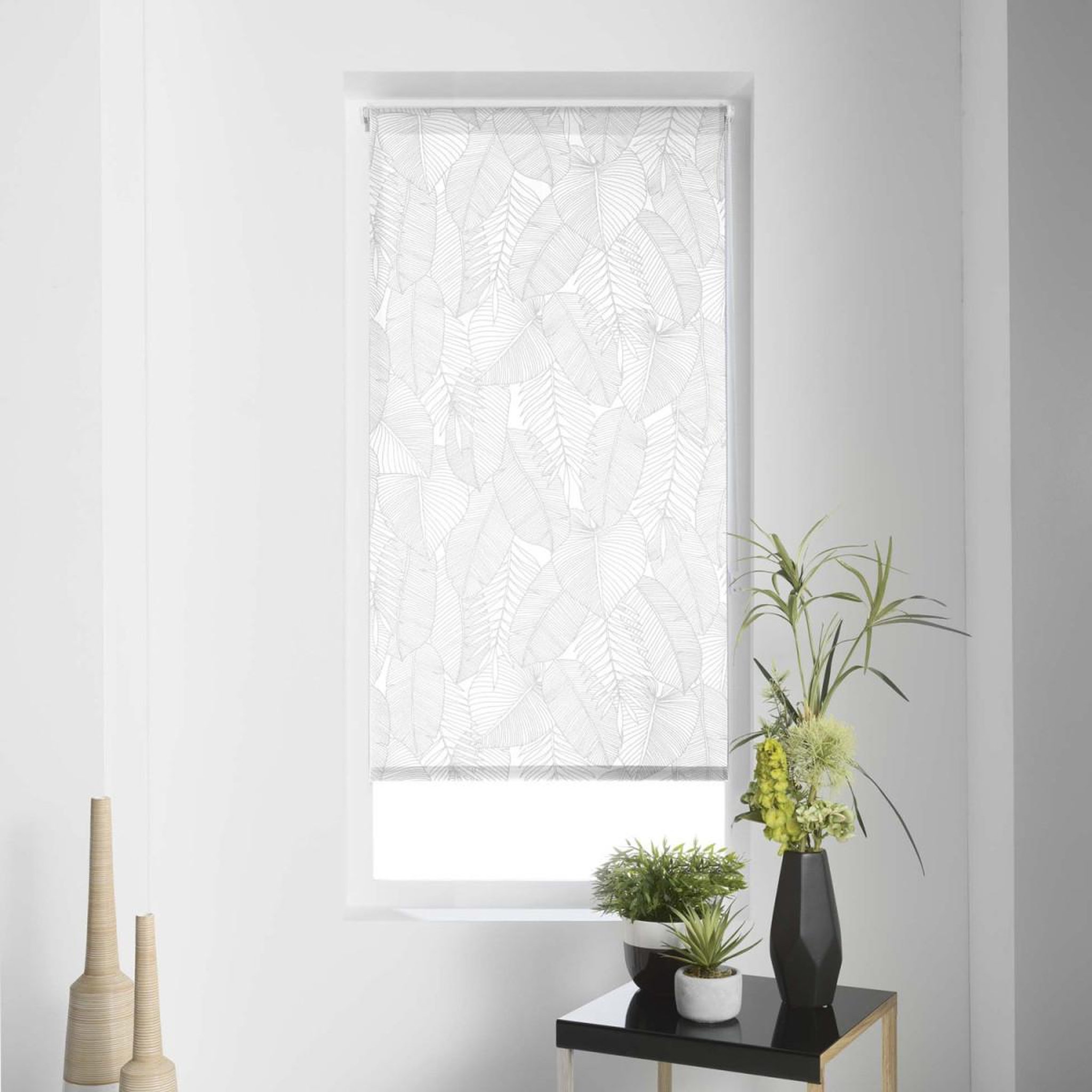 Douceur d'Intérieur Store enrouleur  batik  60x90cm blanc