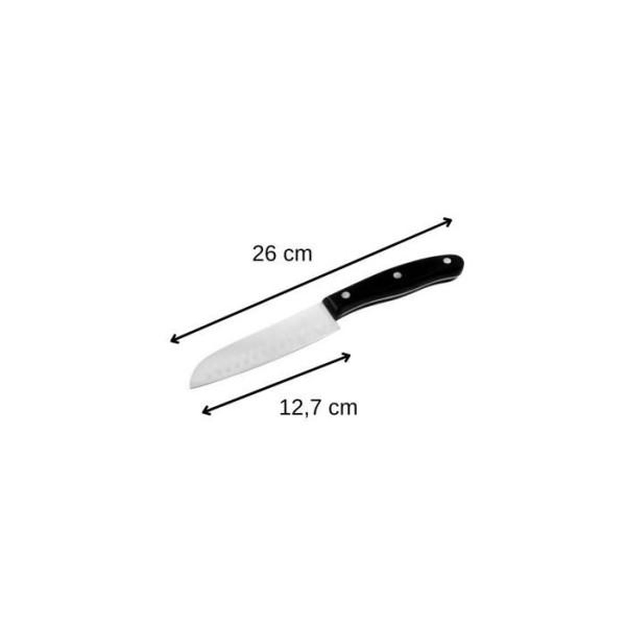 Voir la diapositive 4 : NIROSTA Ensemble de 4 couteaux de cuisine - NIROSTA - 20, 22, 26 et 31 cm