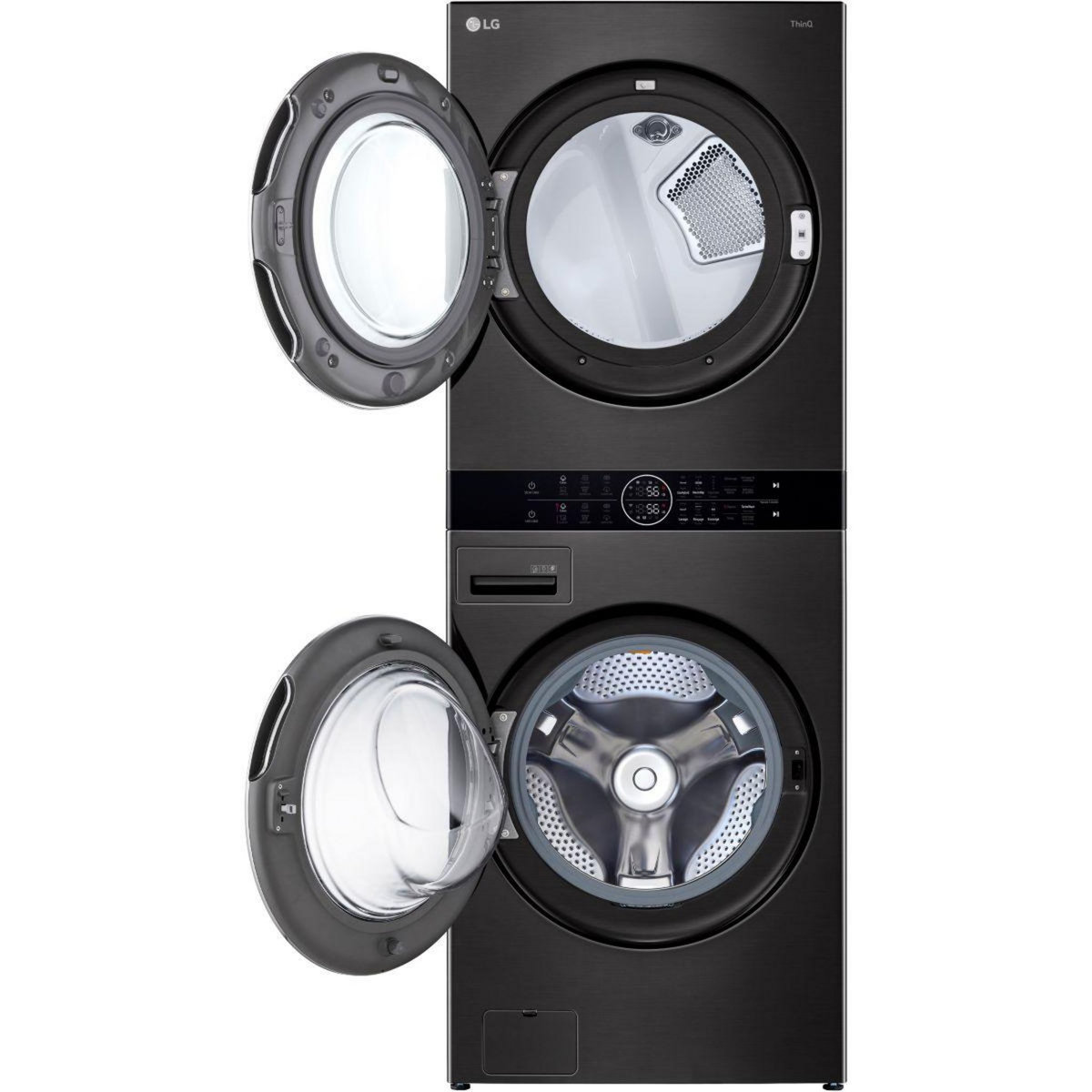 LG Lave linge séchant hublot F761TOWERB2 WashTower