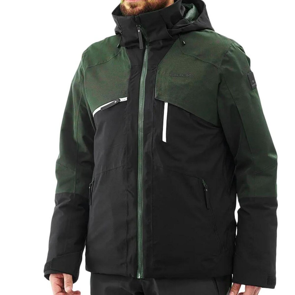 EIDER Veste de Ski Noir Kaki Homme Eider CAMBER 2.0 pas cher