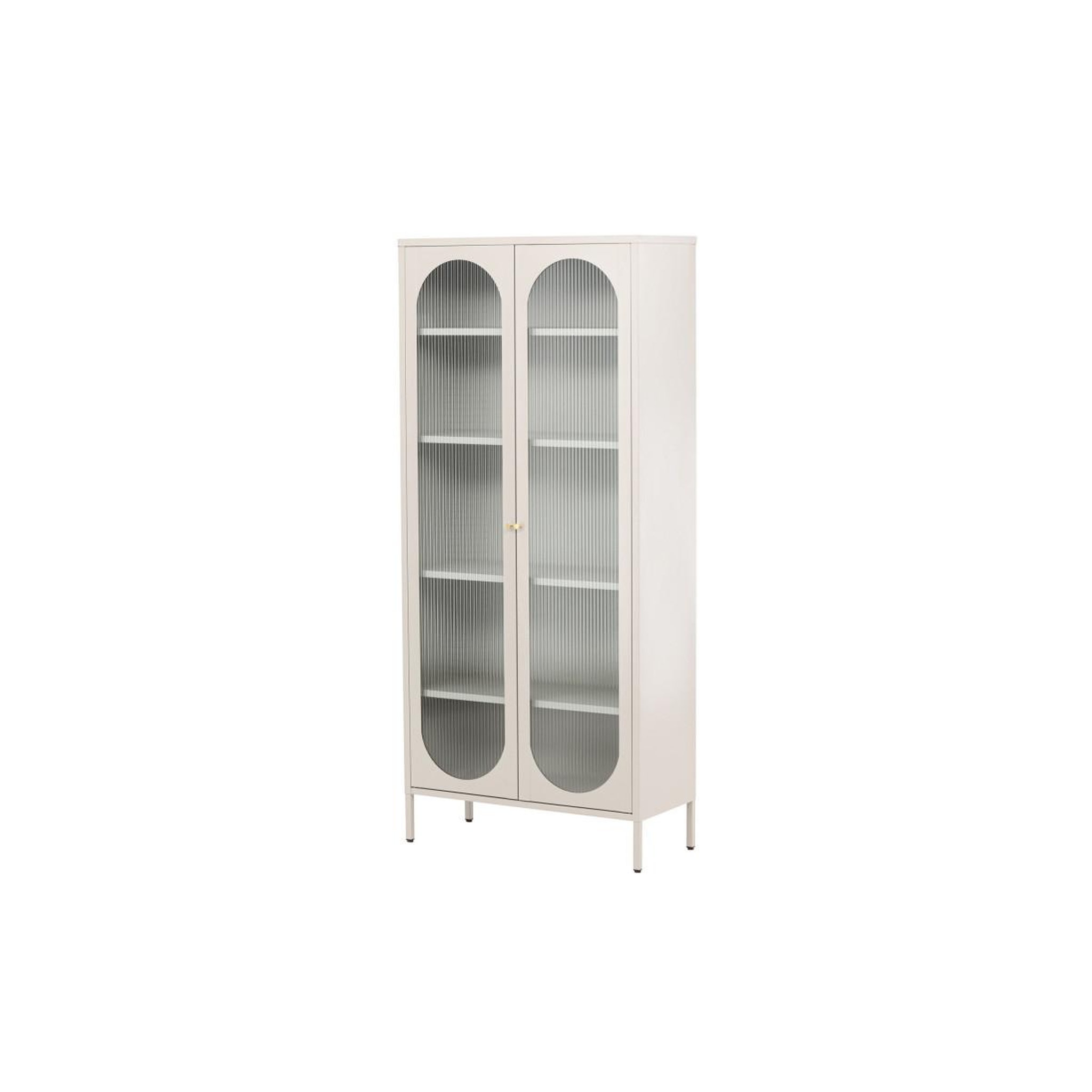 Voir la diapositive 3 : Paris Prix Vitrine design en métal  lima  180cm beige