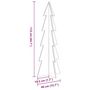 Voir la diapositive 6 : VIDAXL Arbre de Noël en bois pour decoration 112 cm bois de pin massif