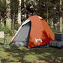 Voir la diapositive 3 : VIDAXL Tente de camping a dome 2 personnes orange impermeable