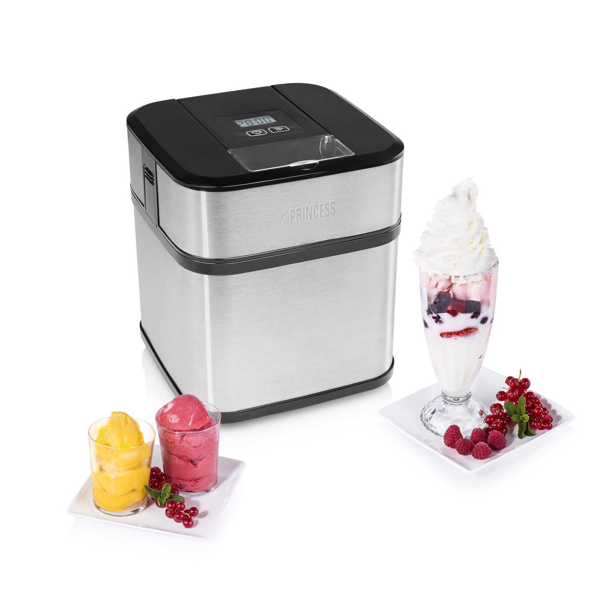 Voir la diapositive 3 : PRINCESS Sorbetière Princess 282605 capacité 1.5 l