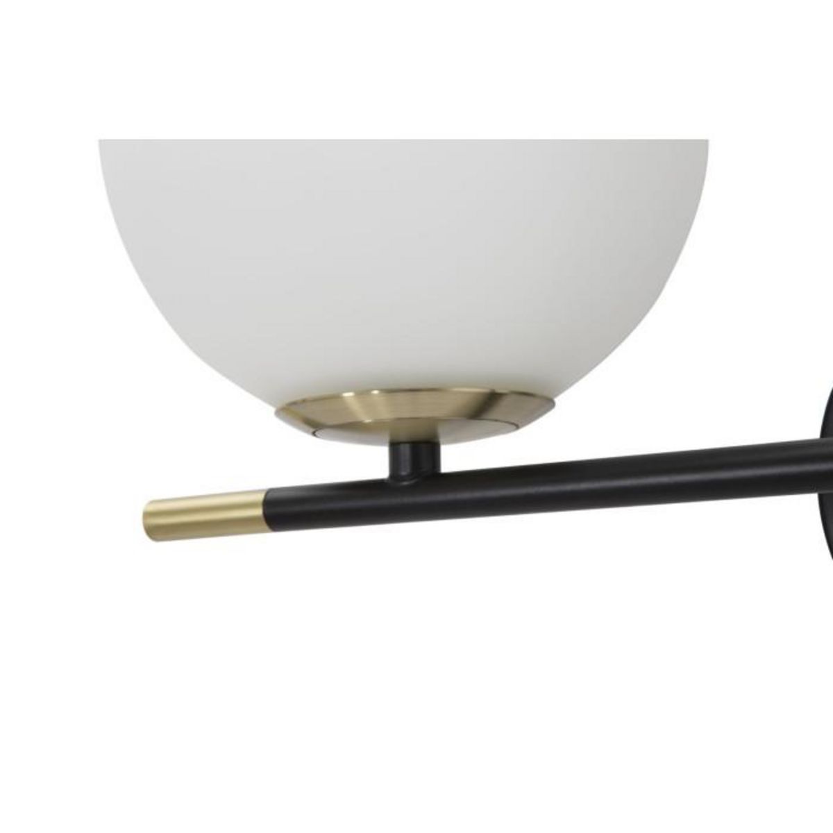 Paris Prix Applique Murale 2 Sphères  Darky  35cm Noir & Blanc