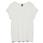 Vero Moda T shirt  Femme Vero Moda Fosia. Coloris disponibles : Blanc