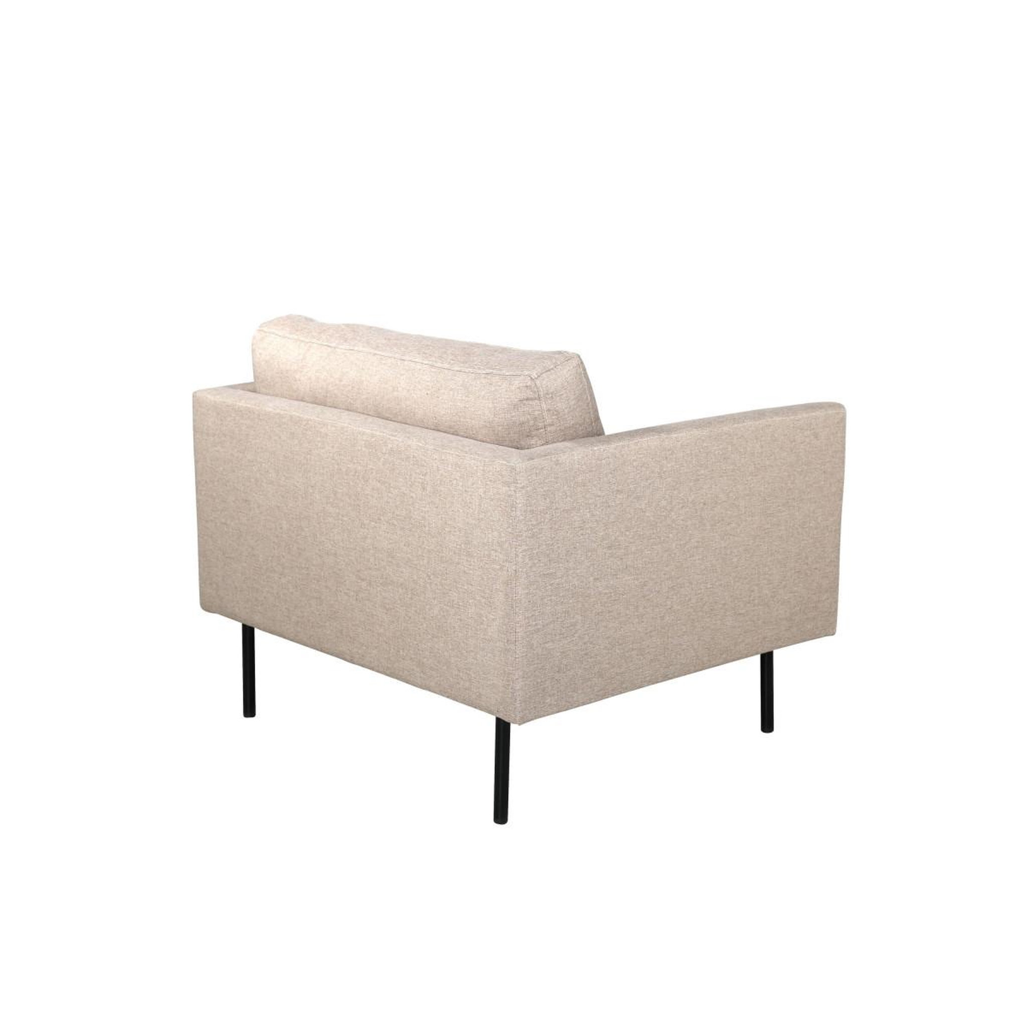 Voir la diapositive 4 : Paris Prix Fauteuil en tissu  zoom  95cm beige