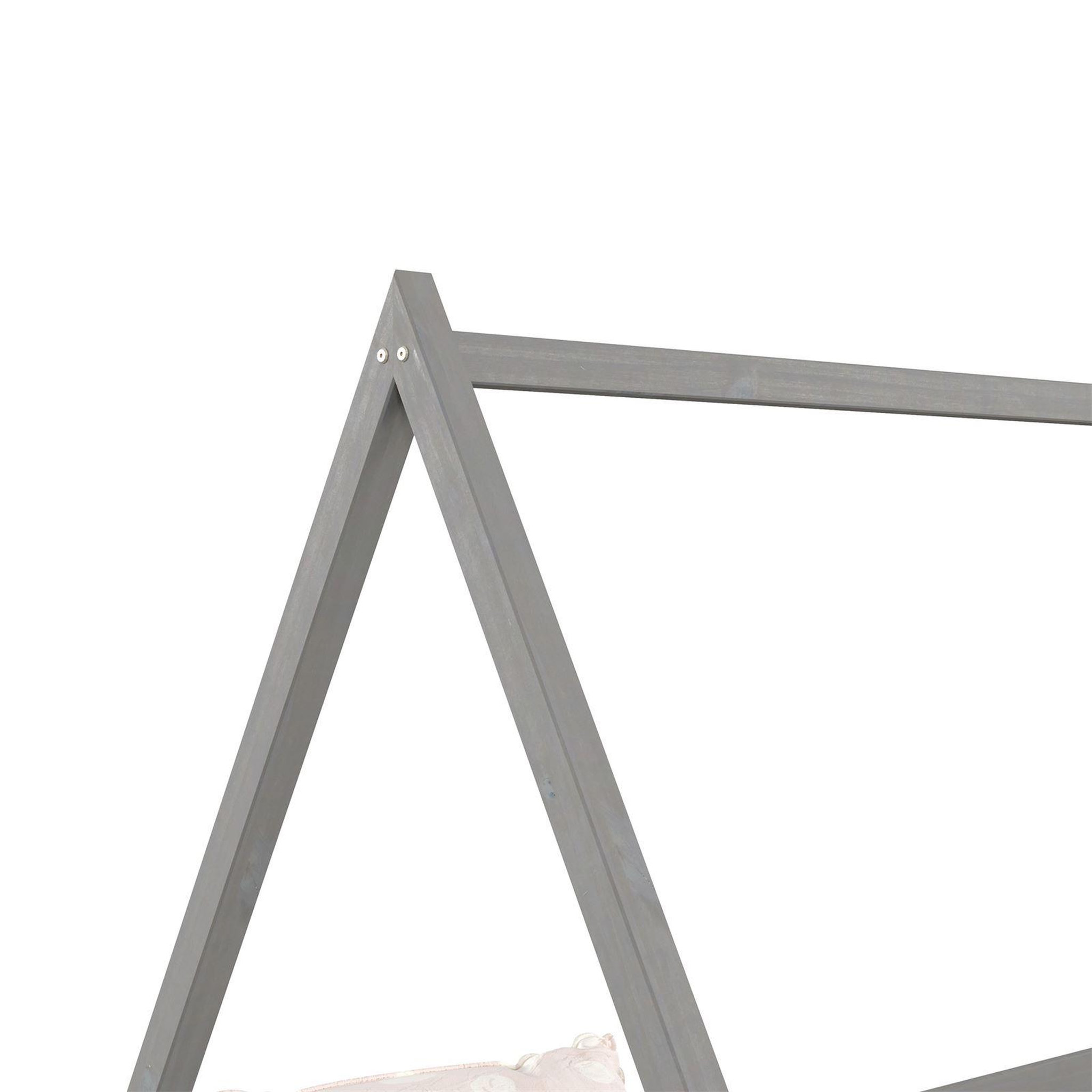 Voir la diapositive 4 : IDIMEX Lit cabane SILA 90 x 200 cm, en pin massif