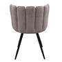 Voir la diapositive 4 : The Home Deco Factory Chaise design effet velours Ariel
