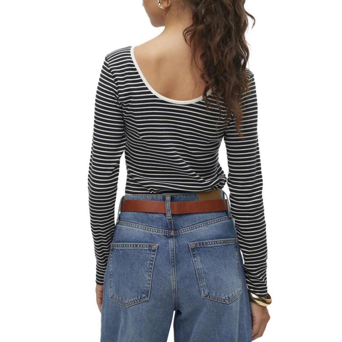 Vero Moda Top /Blanc à rayures Femme Vero Moda Chloe