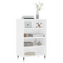 Voir la diapositive 3 : VIDAXL Buffet haut blanc 57x35x90 cm bois d'ingenierie