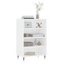 Voir la diapositive 3 : VIDAXL Buffet haut blanc 57x35x90 cm bois d'ingenierie