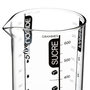 Voir la diapositive 2 : FIVE Verre Doseur Gradué  Silitop  0,6L Transparent & Noir
