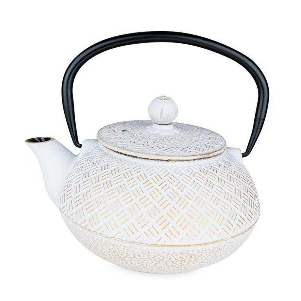 Aromandise Théière en fonte Tamayuki blanche - 800 ml