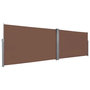 Voir la diapositive 3 : VIDAXL Auvent lateral retractable 160 x 600 cm Marron