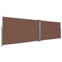 Voir la diapositive 3 : VIDAXL Auvent lateral retractable 160 x 600 cm Marron