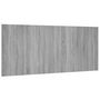 Voir la diapositive 2 : VIDAXL Tete de lit Sonoma gris 200x1,5x80 cm Bois d'ingenierie