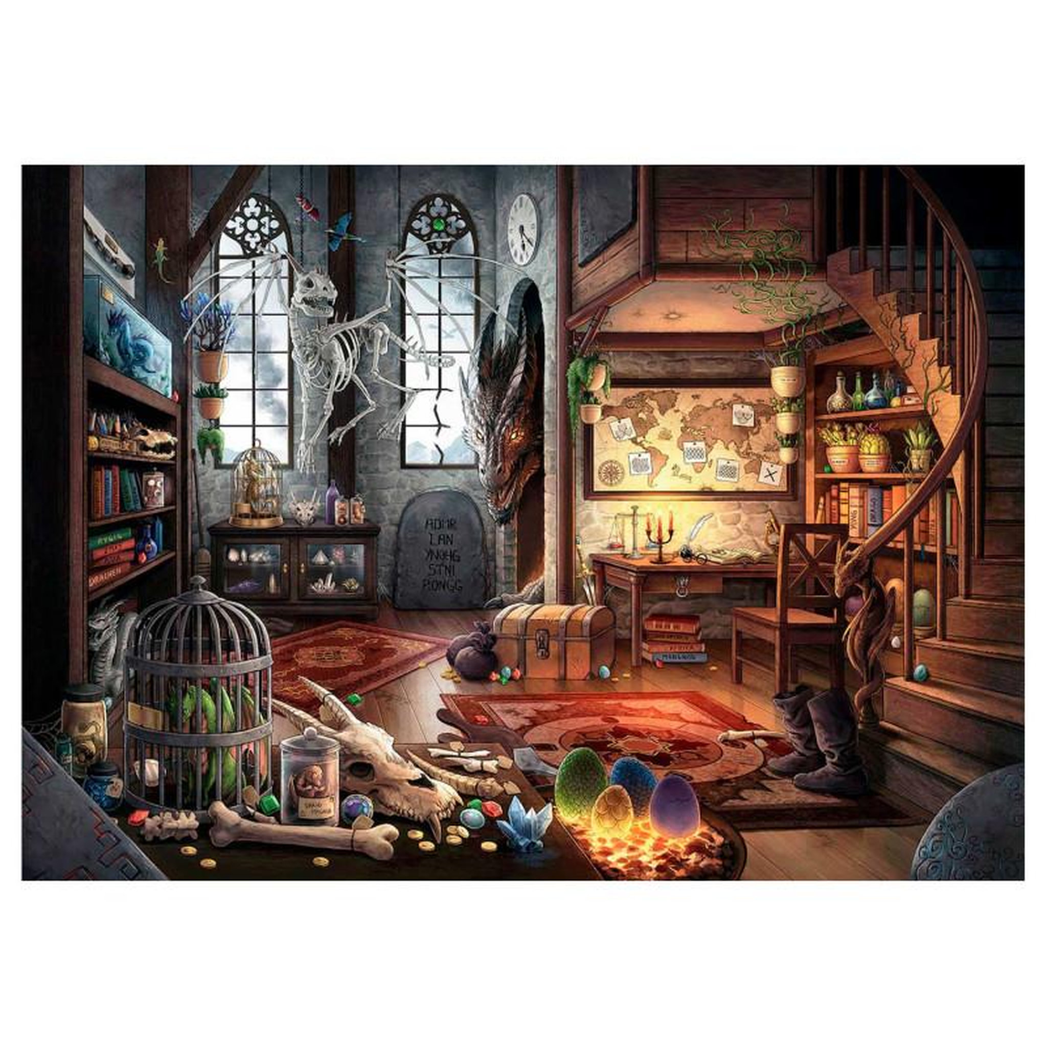 Voir la diapositive 2 : RAVENSBURGER Ravensburger Escape Room Puzzle - Dragons Laboratory, 759st