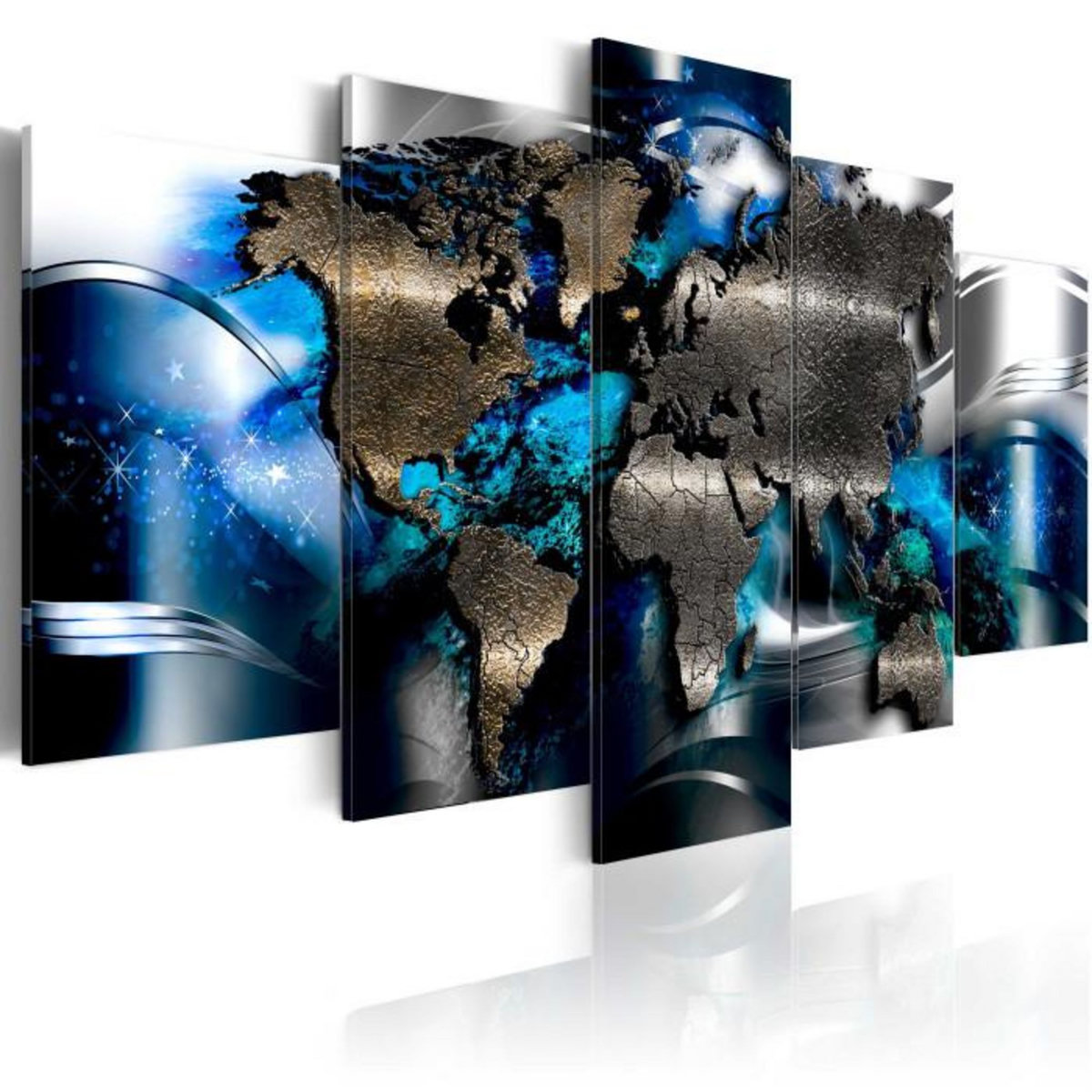 Paris Prix Tableau Imprimé  With Azure Accent