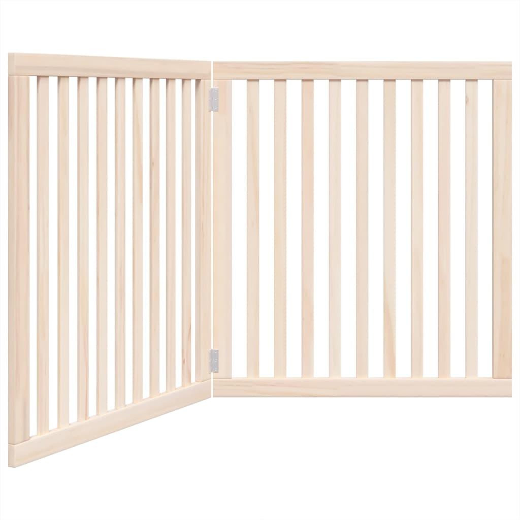Voir la diapositive 2 : VIDAXL Barriere pour chien pliable 2 panneaux 160 cm bois de peuplier