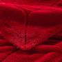 Voir la diapositive 3 : Paris Prix Plaid Imitation Fourrure  Caresse  180x220cm Rouge