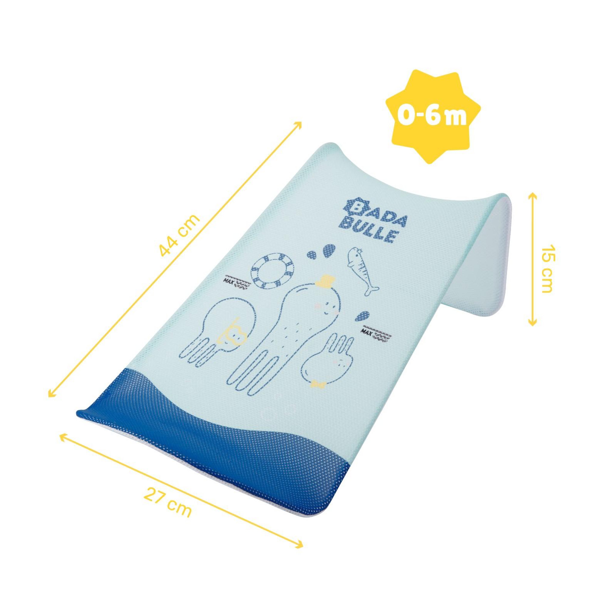 Voir la diapositive 4 : BADABULLE Hamac de bain Bébé Badabulle - Ergonomique - Tissu respirant - Dès la Naissance