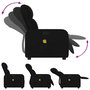 Voir la diapositive 5 : VIDAXL Fauteuil de massage inclinable Noir Tissu