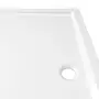 VIDAXL Receveur de douche rectangulaire ABS Blanc 80x120 cm