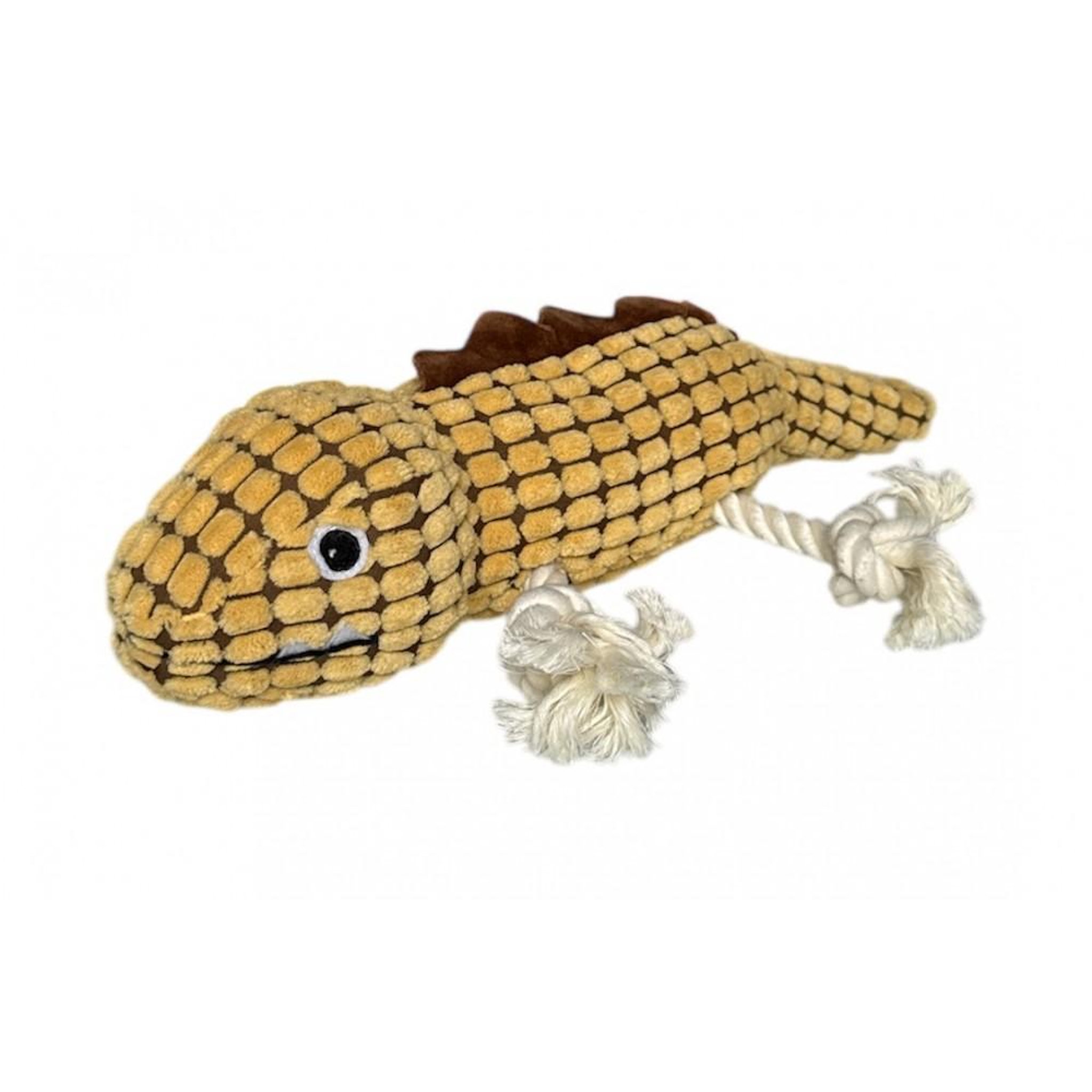 MON AMI LUKI Jouet chien corde peluche forme animaux - jeu, mastication et traction. Coloris disponibles : Vert, Jaune