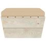 Voir la diapositive 4 : VIDAXL Repose-pied palette de jardin avec coussin Epicea impregne