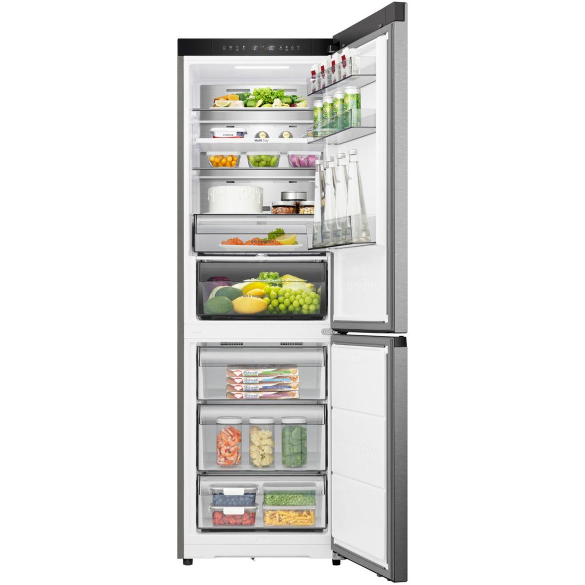 Voir la diapositive 2 : Hisense Réfrigérateur combiné rb3k330saic