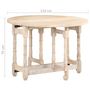 Voir la diapositive 6 : VIDAXL Table a manger Rond 110x76 cm Bois de manguier massif