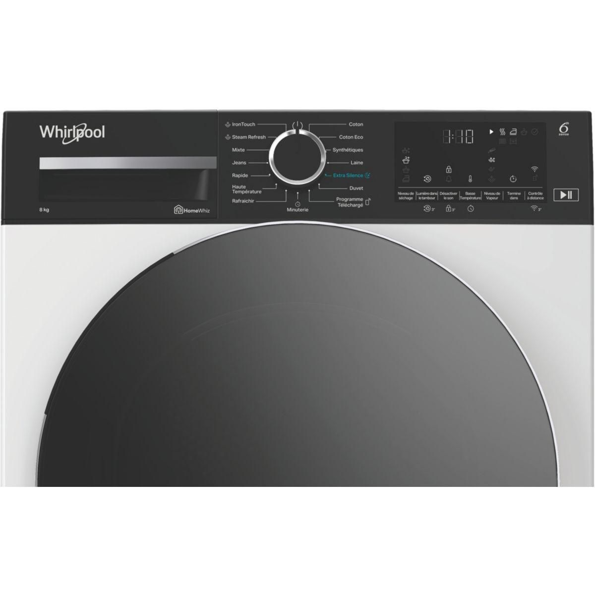Whirlpool Sèche linge pompe à chaleur CWD86MWBRFR
