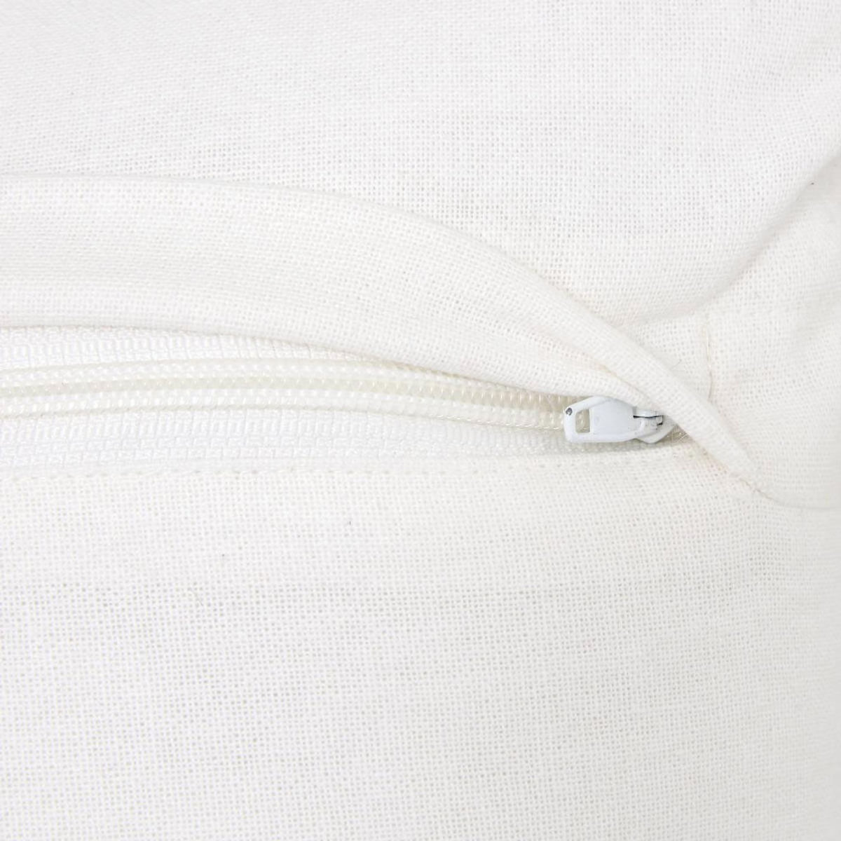 ATMOSPHERA Coussin Déco Brodé  Océania  45x45cm Blanc