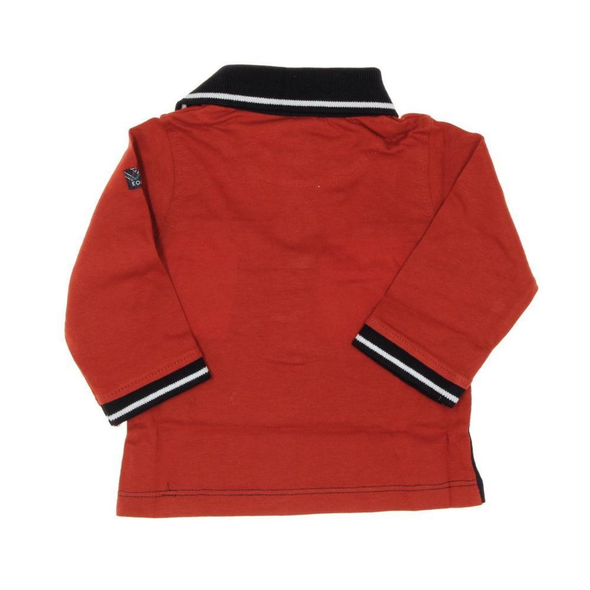 ELLE EST OU LA MER Polo Manches Longues  Garçon EOM Etrio