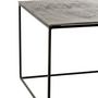 Voir la diapositive 4 : Paris Prix Table Basse Rectangulaire  Oxidize  110cm Noir