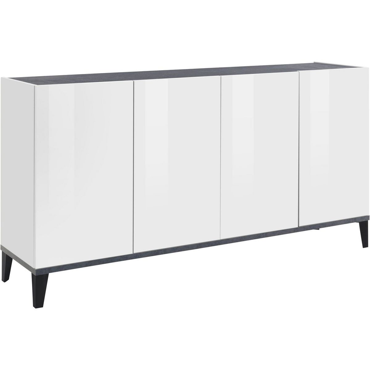 Buffet moderne 4 portes L160cm BARI