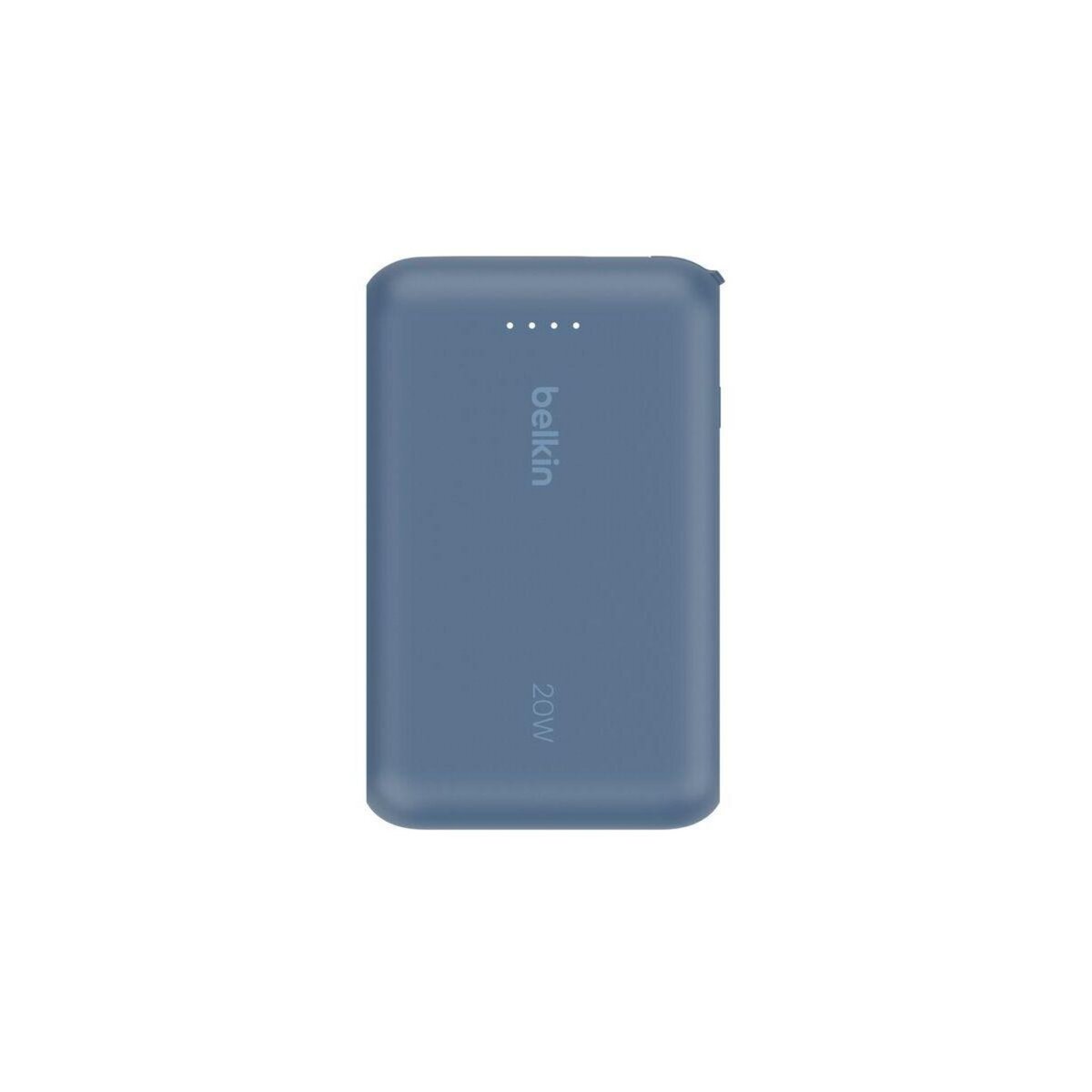 Belkin Batterie externe 10000 mAh avec cable USB-C intégre bleu
