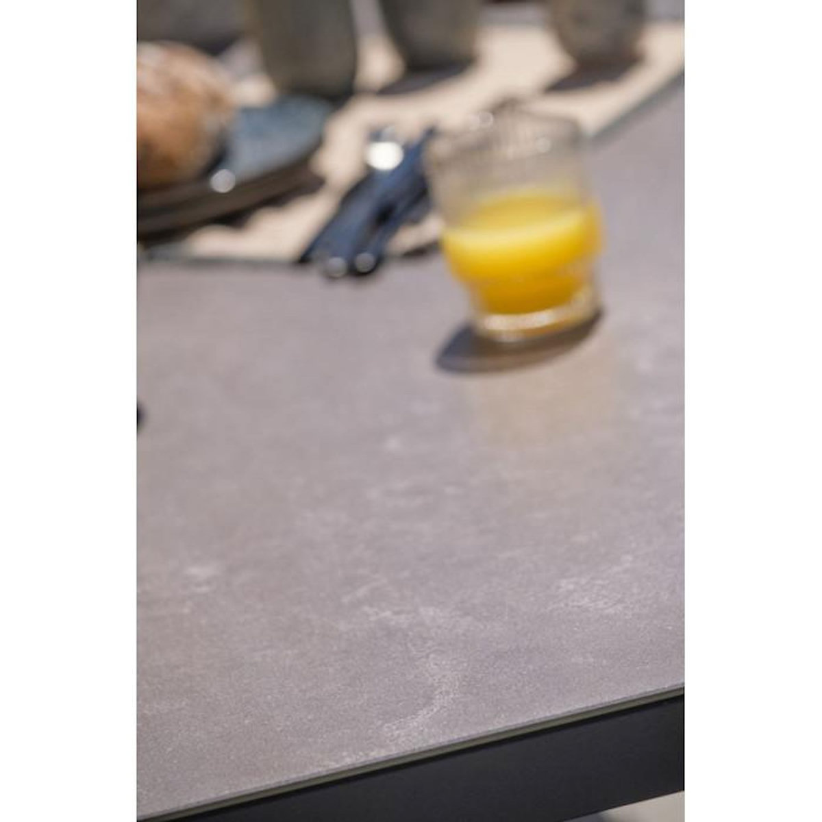 Paris Prix Ensemble Table de Jardin en Céramique 6 Chaises & 2 Fauteuils  Stockholm  200-300cm Gris Anthracite