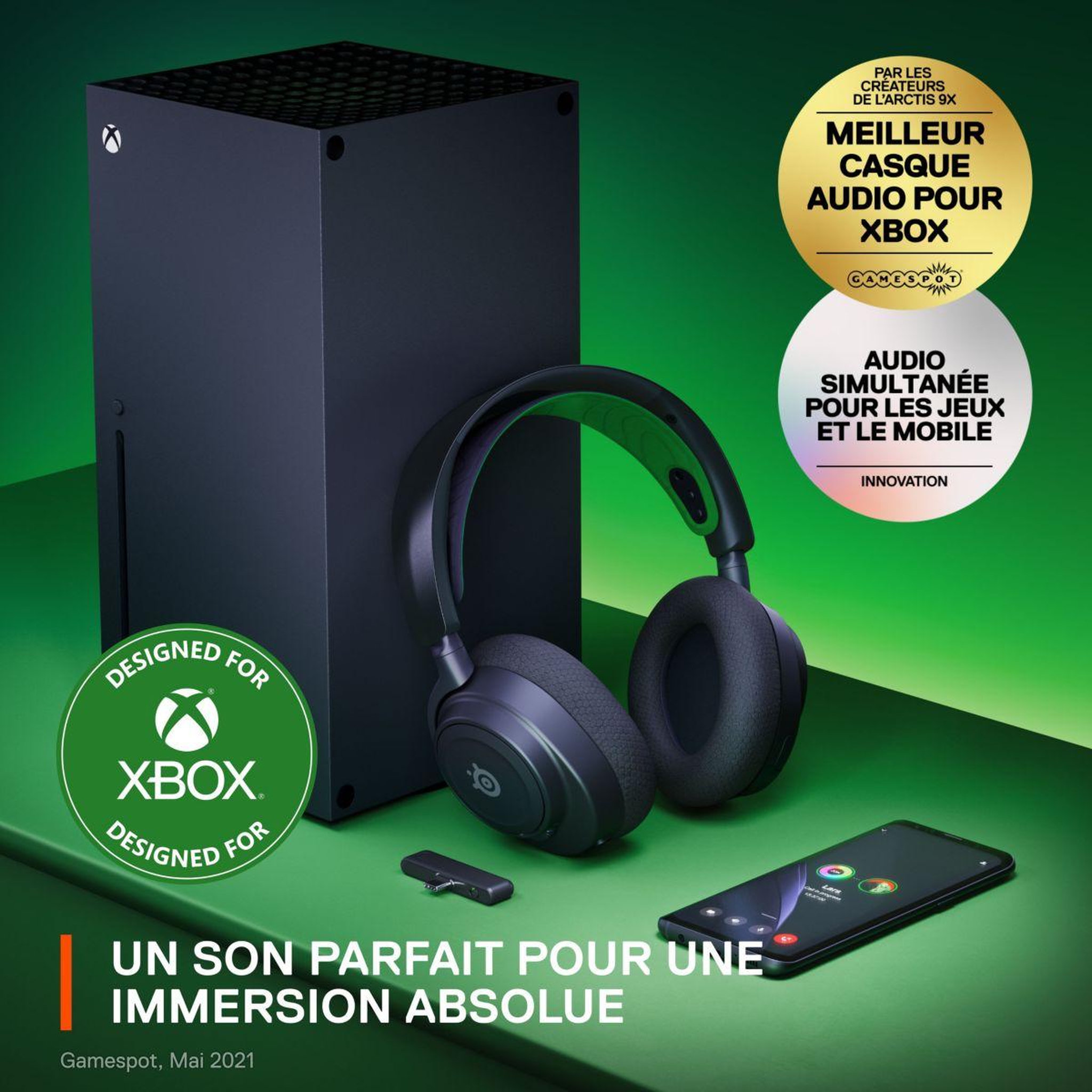 Voir la diapositive 3 : STEEL SERIES Casque gamer Arctis Nova 7x