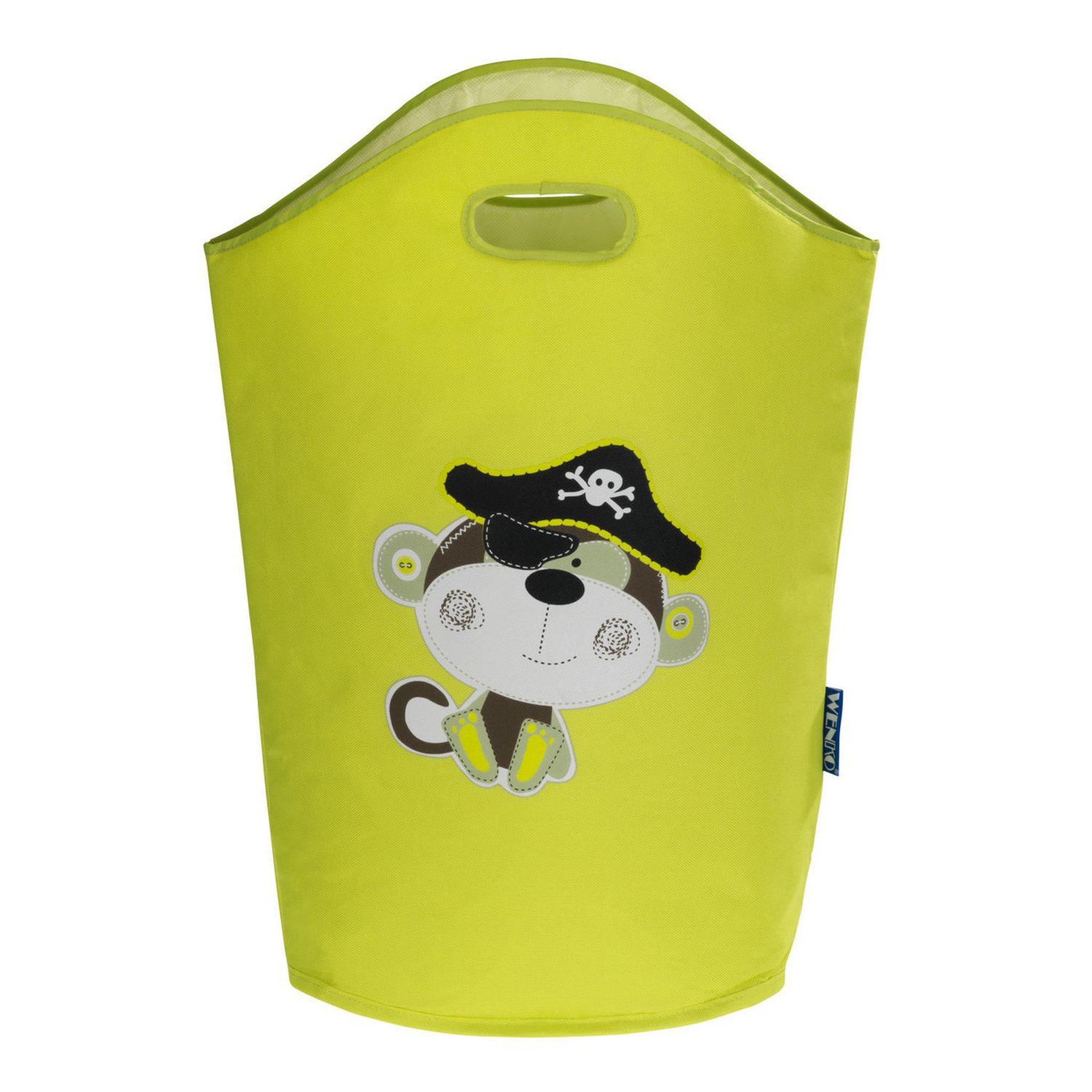 Voir la diapositive 2 : Wenko Panier à linge enfant anton - 40 x h. 52 cm - vert anis