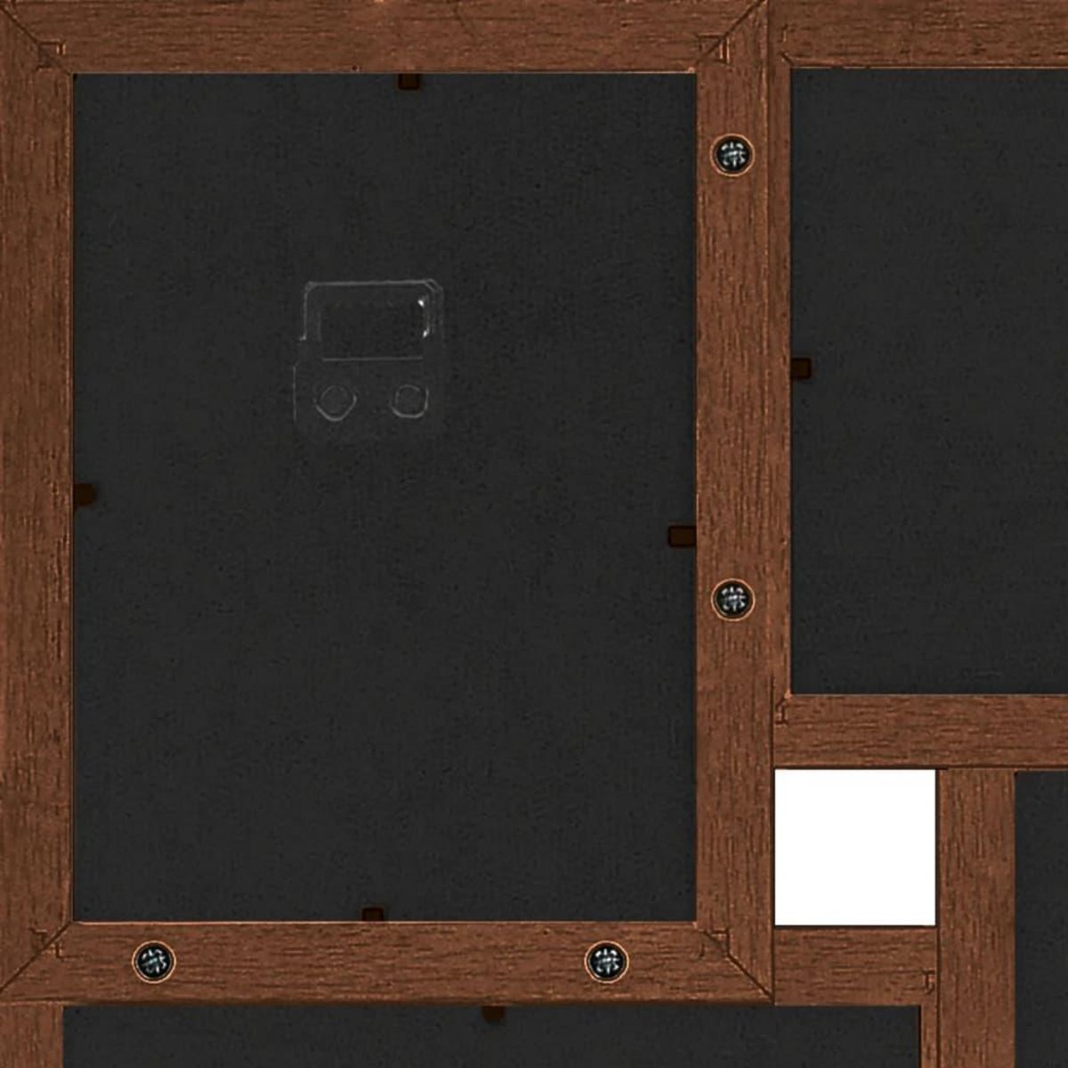 VIDAXL Collage de cadres photo de photo 24x(13x18 cm) Marron fonce MDF