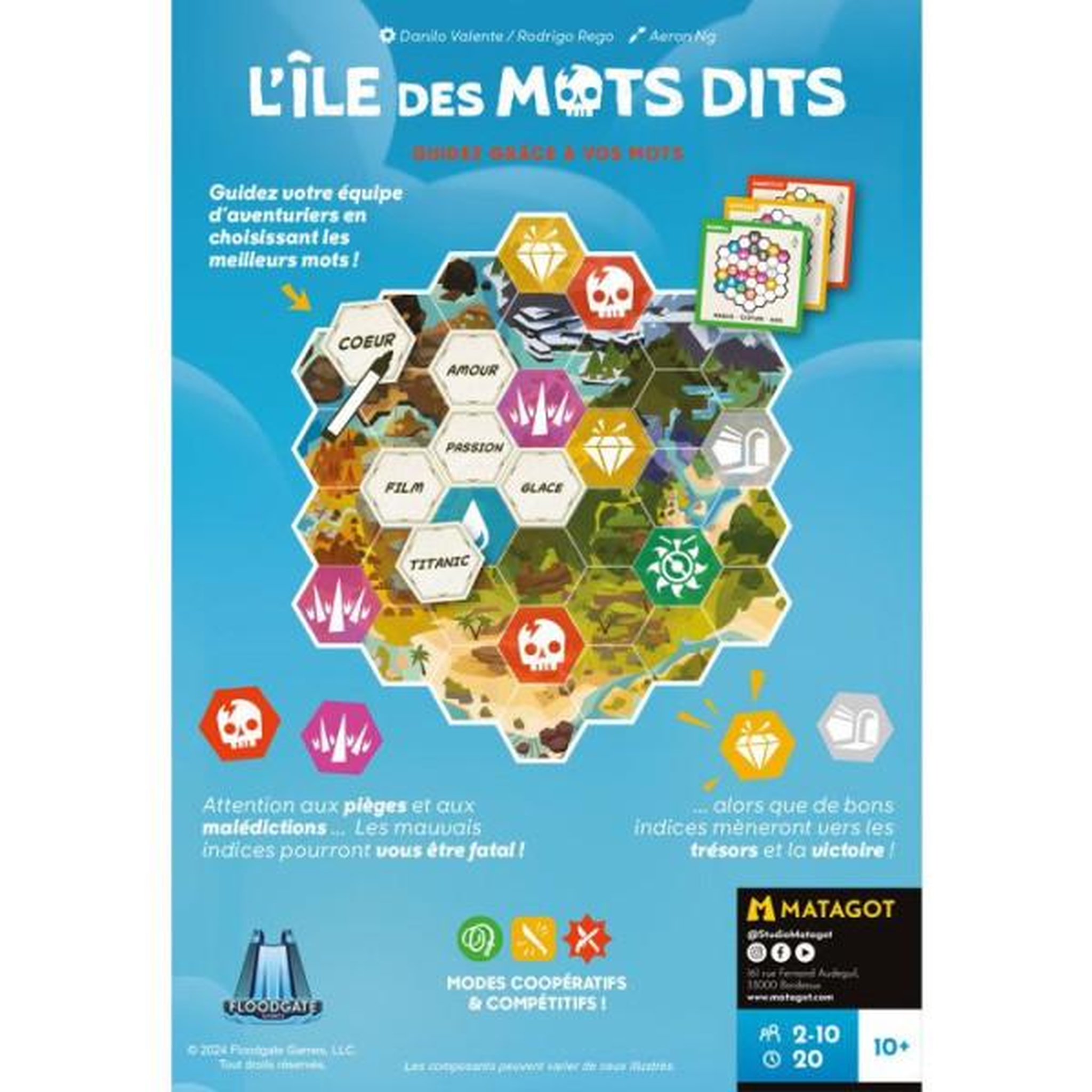 Voir la diapositive 4 : Asmodee Jeu d'ambiance Asmodee L île des Mots Dits