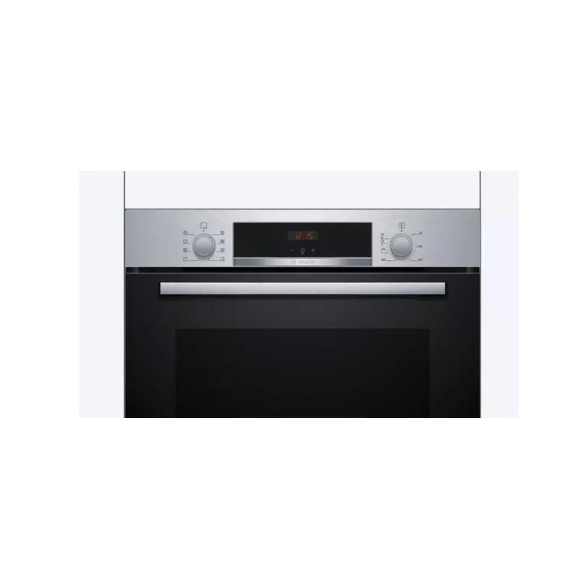 BOSCH Four intégrable multifonction 71l 60cm ecoclean inox - HBA553BR3F