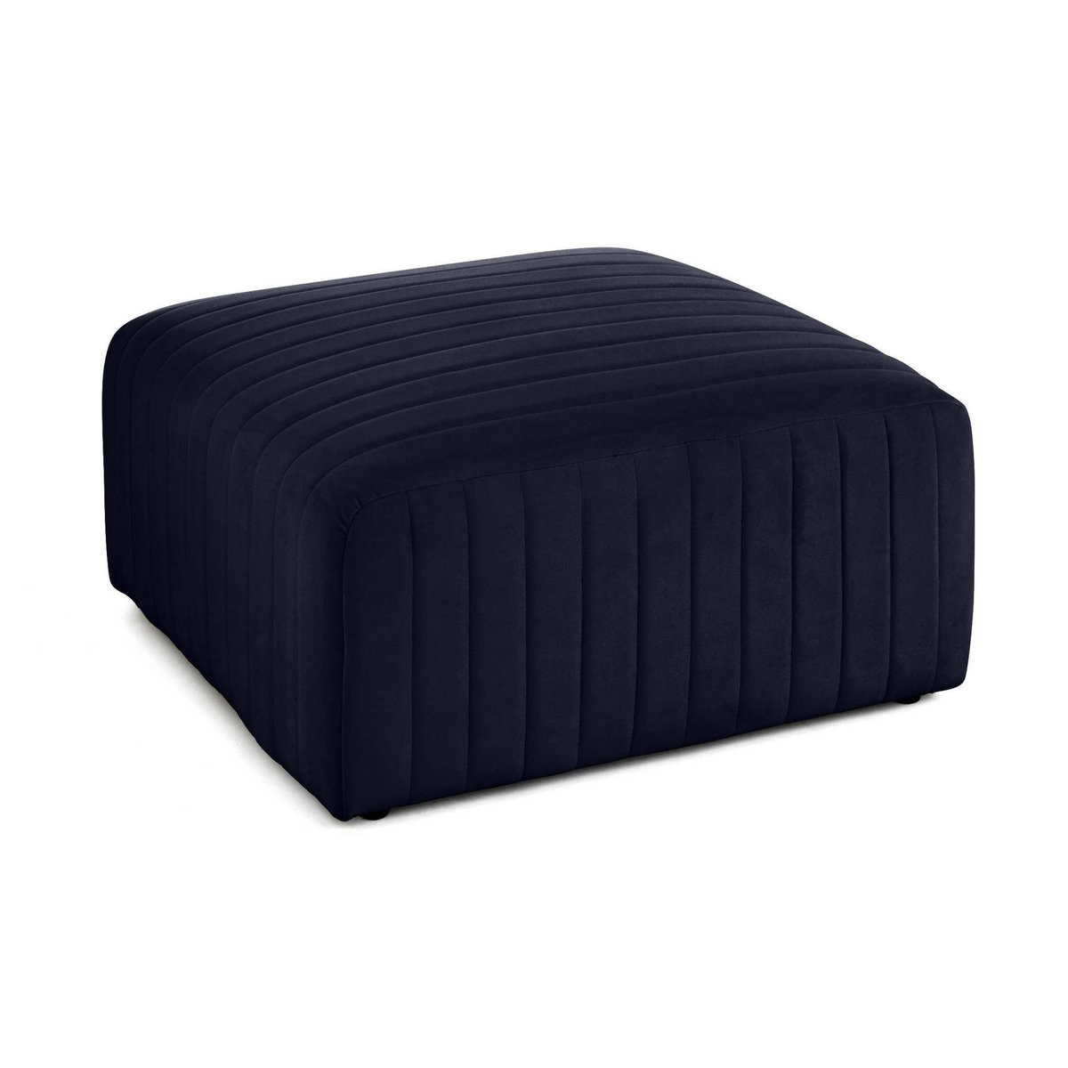 LISA DESIGN Nova - canapé modulable d'angle réversible - 6 places - avec pouf d'appoint - en velours