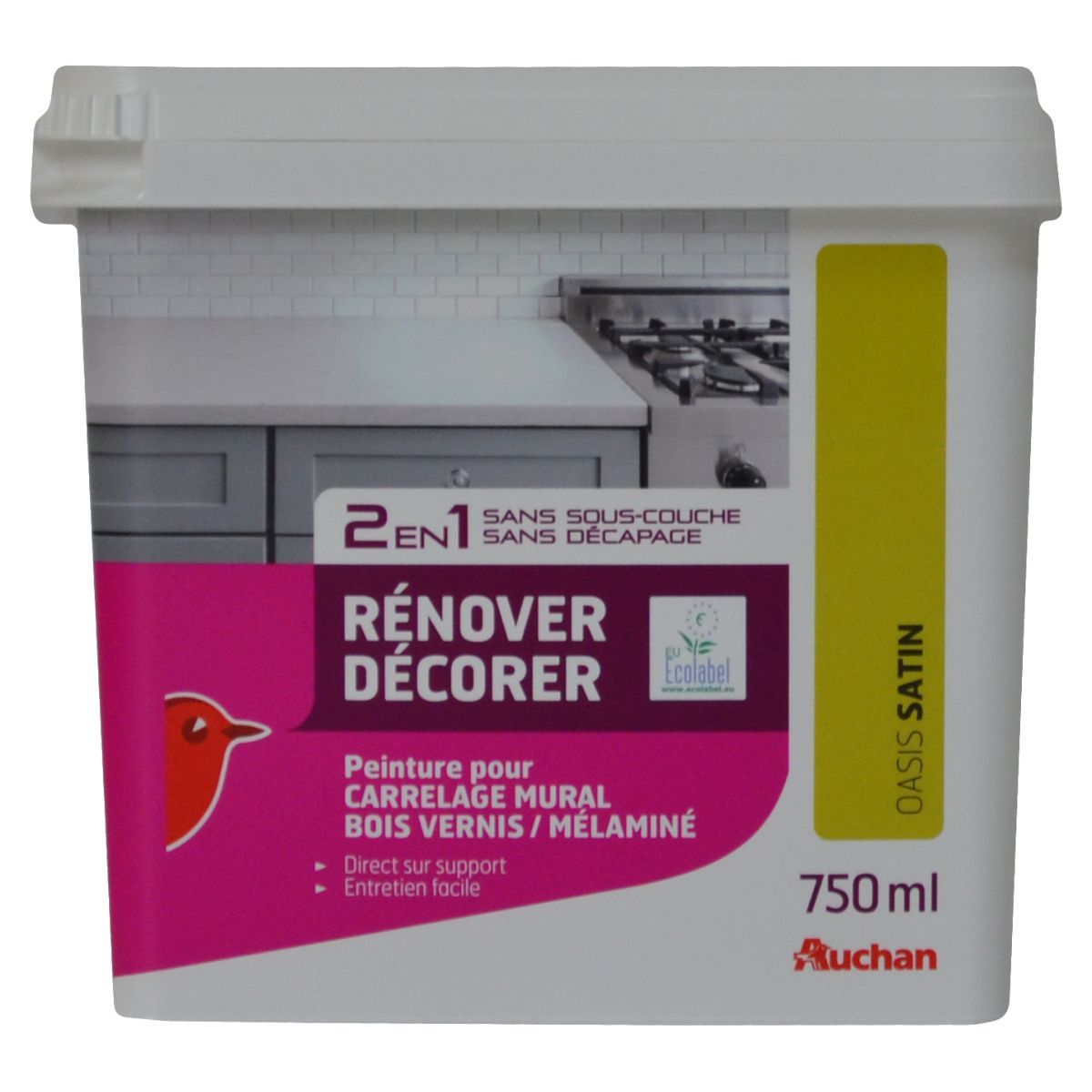 AUCHAN Peinture de rénovation couleur oasis