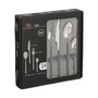 Voir la diapositive 6 : SECRET DE GOURMET Ménagère 24 Pièces Inox  Lya  25cm Noir